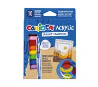 Acrylic paint marker Carioca, 10-pack