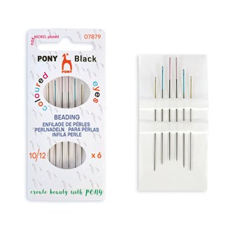 Pärlnålar nickelfria mix nr 10-12, 6-pack