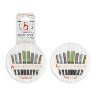 Chenillenålar med udd nickelfria mix strl 20-26, 24-pack