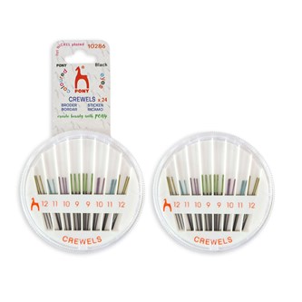 Broderinålar nickelfria mix strl 9-12, 24-pack