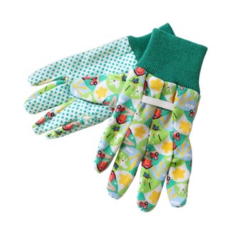 Trädgårdshandske barn, mönstrat tyg
