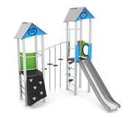 STEEL 1718 aktivitetslek med två torn