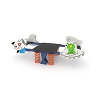 SPRING 0677 fjädergunga rymd