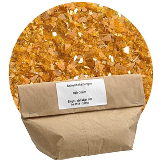 Schellackflingor 300 g