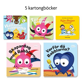 Språkstimulerande bokpaket, 0-3 år