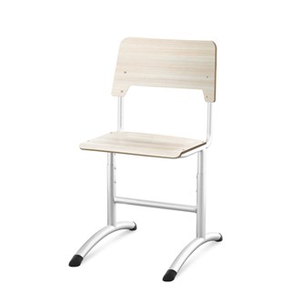 Stol Como FSC BX ställbar mellan sits vitt stativ