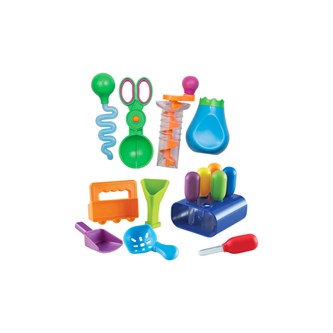 Motoriktränande redskap för sand- och vattenlek