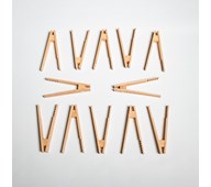 Pincett i trä, 12-pack