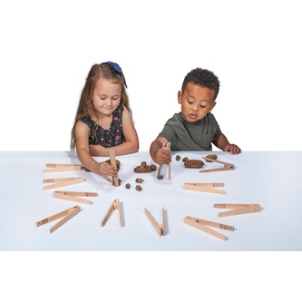 Pincett i trä, 12-pack