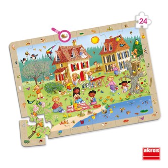 Årstidspussel med observationsövning