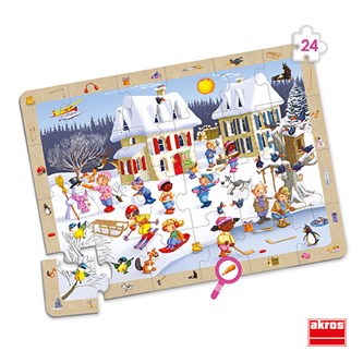 Årstidspussel med observationsövning