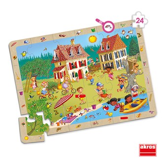 Årstidspussel med observationsövning