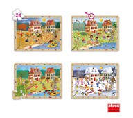 Årstidspussel med observationsövning