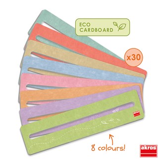 Läslinjaler i kartong, 30 st