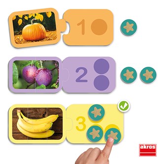 Räkna och pussla 1-10