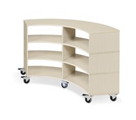 Kubus svängd 6 fack vitpig H77