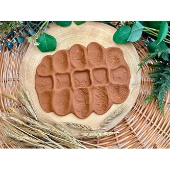 Taktila kreativa sagokulor - Bondgården, 6 st