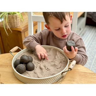 Taktila kreativa sagokulor - Bondgården, 6 st