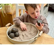 Taktila kreativa sagokulor - Bondgården, 6 st