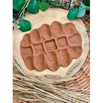 Taktila kreativa sagokulor - Bondgården, 6 st