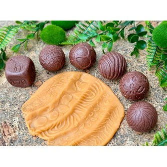 Taktila kreativa sagokulor - Vilda djur, 6 st