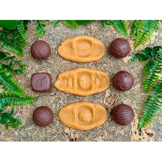 Taktila kreativa sagokulor - Vilda djur, 6 st