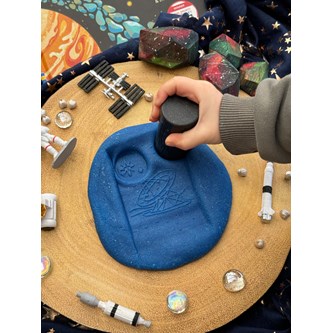 Taktila kreativa sagorullar - Rymden, 6 st