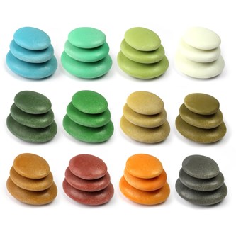 Sortera sensoriska stenar, 36 st