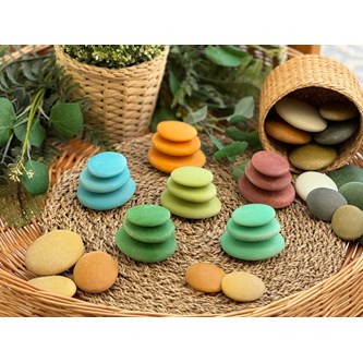 Sortera sensoriska stenar, 36 st