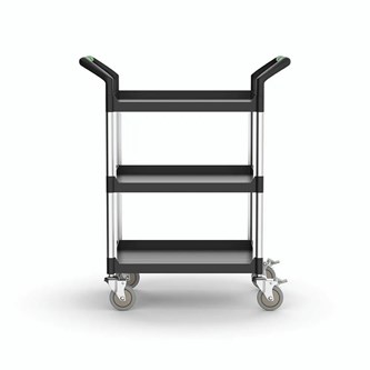 Laboratorievagn DuraLab liten - 3 hyllor