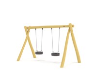 Naturiq gungställning med dubbla däcksitsar