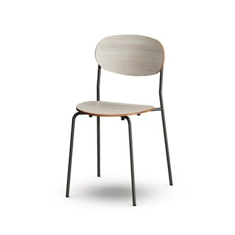 Stol Collab FSC BX 4-ben sh 45 cm svart stativ