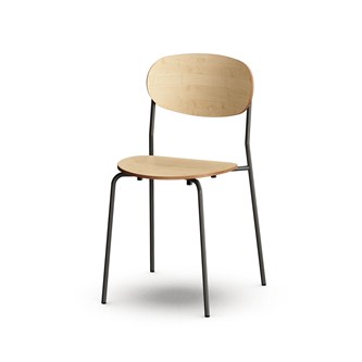 Stol Collab FSC BX 4-ben sh 45 cm svart stativ