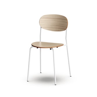 Stol Collab FSC BX 4-ben sh 45 cm vitt stativ