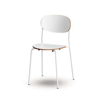 Stol Collab FSC BX 4-ben sh 45 cm vitt stativ