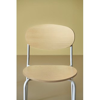 Stol Collab FSC BX 4-ben sh 45 cm vitt stativ