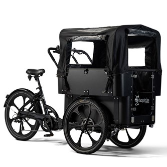 Kapell med bågar till Cargobike Delight 6 barn