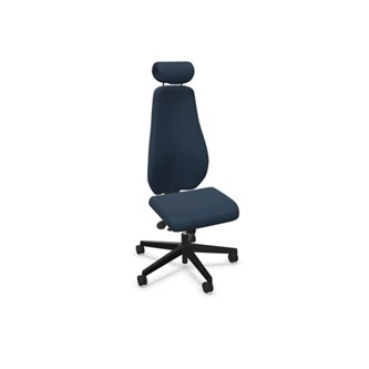 Kontorsstol Bjarg FST hög rygg med nackstöd Rivet