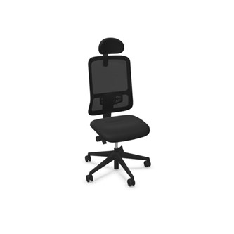 Kontorsstol Utila Mesh black SA2T med nackstöd Synergy