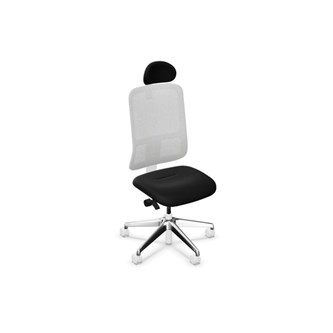 Kontorsstol Utila Mesh light grey SA2T med nackstöd Synergy