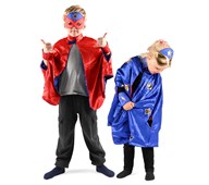 Superhjältecape med mask