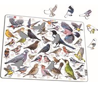 Pussel Fåglar i trädgården