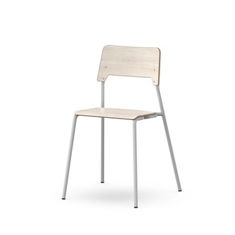 Stol Como FSC 4-ben sh 45 cm mellan sits silverstativ