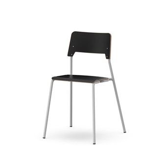 Stol Como FSC 4-ben sh 45 cm mellan sits silverstativ