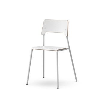 Stol Como FSC 4-ben sh 45 cm mellan sits silverstativ