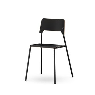 Stol Como FSC BX 4-ben sh 45 cm mellan sits svart stativ