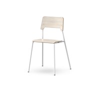 Stol Como FSC BX 4-ben sh 45 cm mellan sits vitt stativ