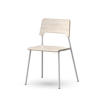 Stol Como FSC 4-ben sh 45 cm stor sits silverstativ