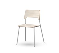 Stol Como FSC 4-ben sh 45 cm stor sits silverstativ