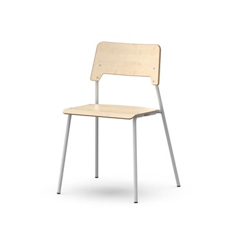 Stol Como FSC 4-ben sh 45 cm stor sits silverstativ